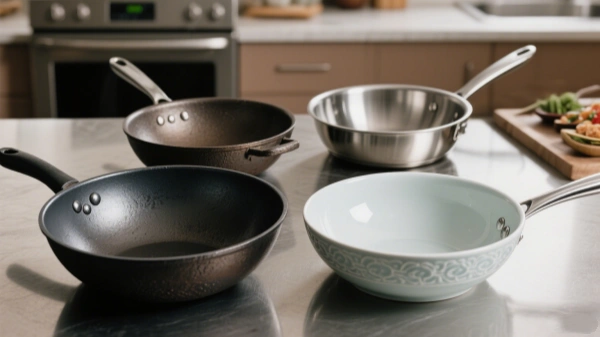 Woks are made from different metals Woks are made from different metals