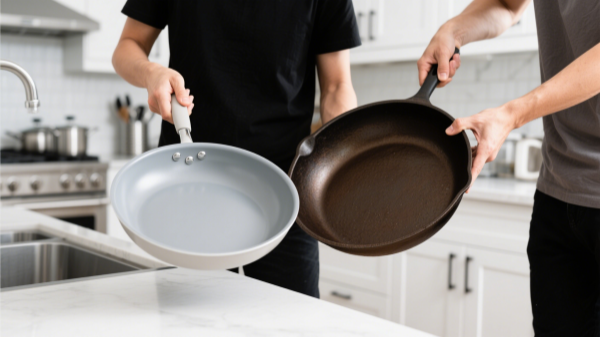 Cast Aluminum Pan vs Cast Iron Pan Weight Cast Aluminum Pan vs Cast Iron Pan Weight