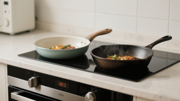 1.5–2.5 pounds for a 4 quart skillet (compared to 5+ pounds for cast iron)