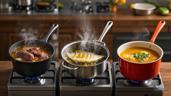 material of a soup pot is crucial as it affects durability