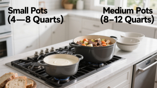 Small Pots and Medium Pots Sizes Uses