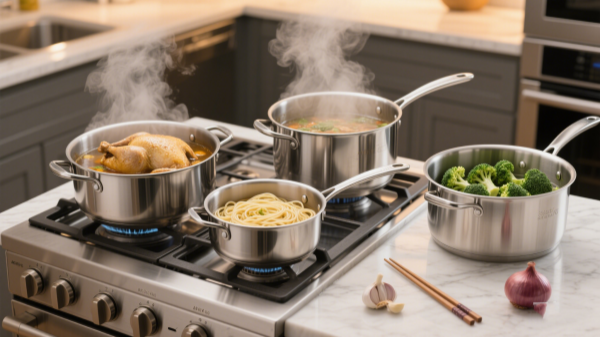 small pots 2 qt–4 qt for singles couples or quick meals