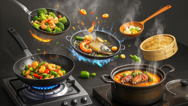 Versatile Cooking Methods of woks