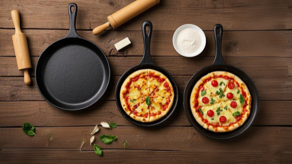 Pizza pans come in various sizes