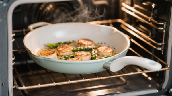 Ceramic-Coated Aluminum oven safe pan