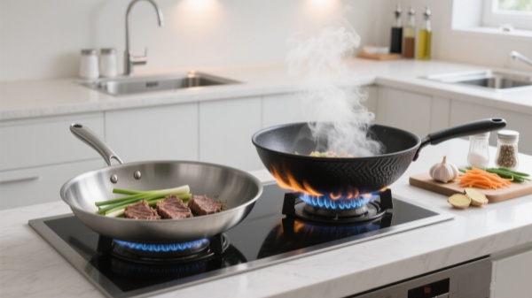 Carbon steel and cast iron woks Carbon steel and cast iron woks
