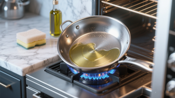 how to season an aluminum pan