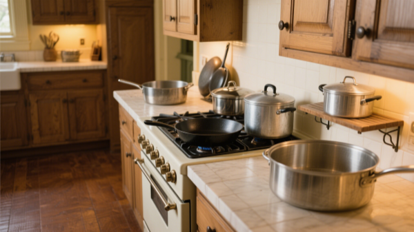 Basic Commercial Cooking Equipment in Kitchen Basic Commercial Cooking Equipment in Kitchen