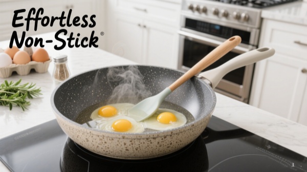 Effortless Non-Stick of Granite Cookware Effortless Non-Stick of Granite Cookware