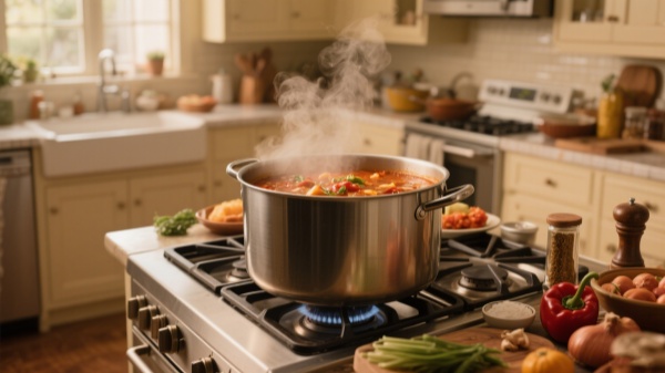 Monthly big batches of chili and soup-12 quarts stockpot Monthly big batches of chili and soup-12 quarts stockpot