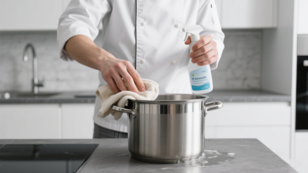 Clean with non-abrasive cleaners and avoid steel wool Clean with non-abrasive cleaners and avoid steel wool