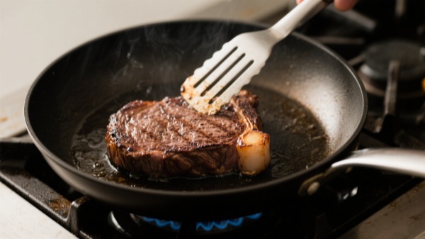 Perfect caramelization requires understanding exactly when to flip that steak Perfect caramelization requires understanding exactly when to flip that steak