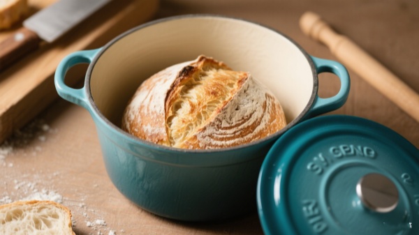 Elige una cocotte holandesa con la capacidad adecuada para hornear pan de masa madre Elige una cocotte holandesa con la capacidad adecuada para hornear pan de masa madre