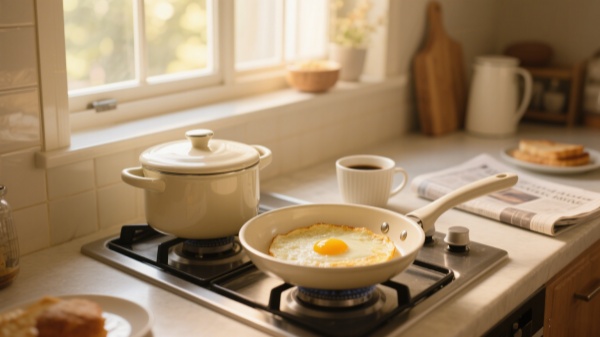 Ceramic coatings cookware in kitchen Ceramic coatings cookware in kitchen
