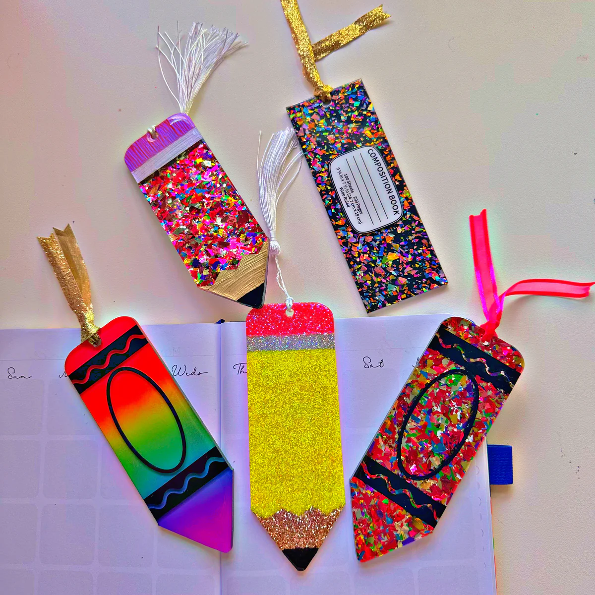 acrylic bookmark