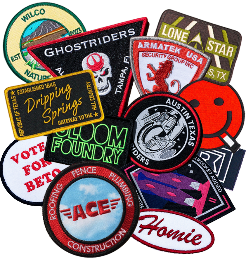 logo embroidery patches