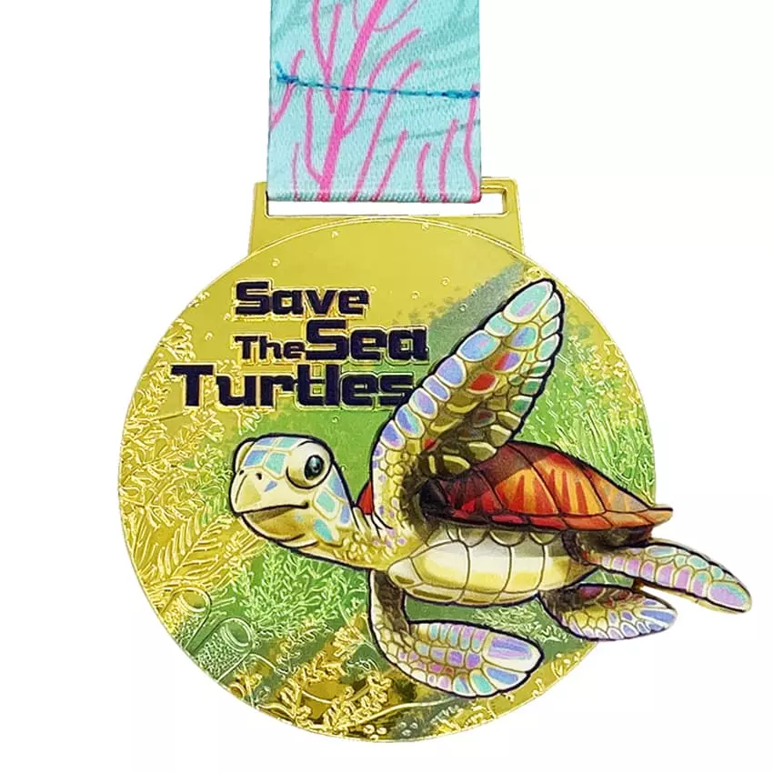 Premium UV printing medals from professional UV printing medals factory - high-definition color printing with scratch-proof UV coating on durable zinc alloy, ideal for corporate awards, sports trophies, and customized recognition gifts.