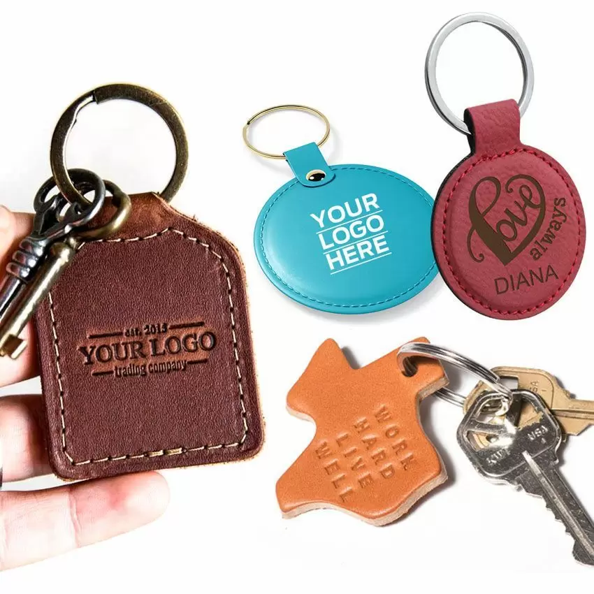 keychain leather