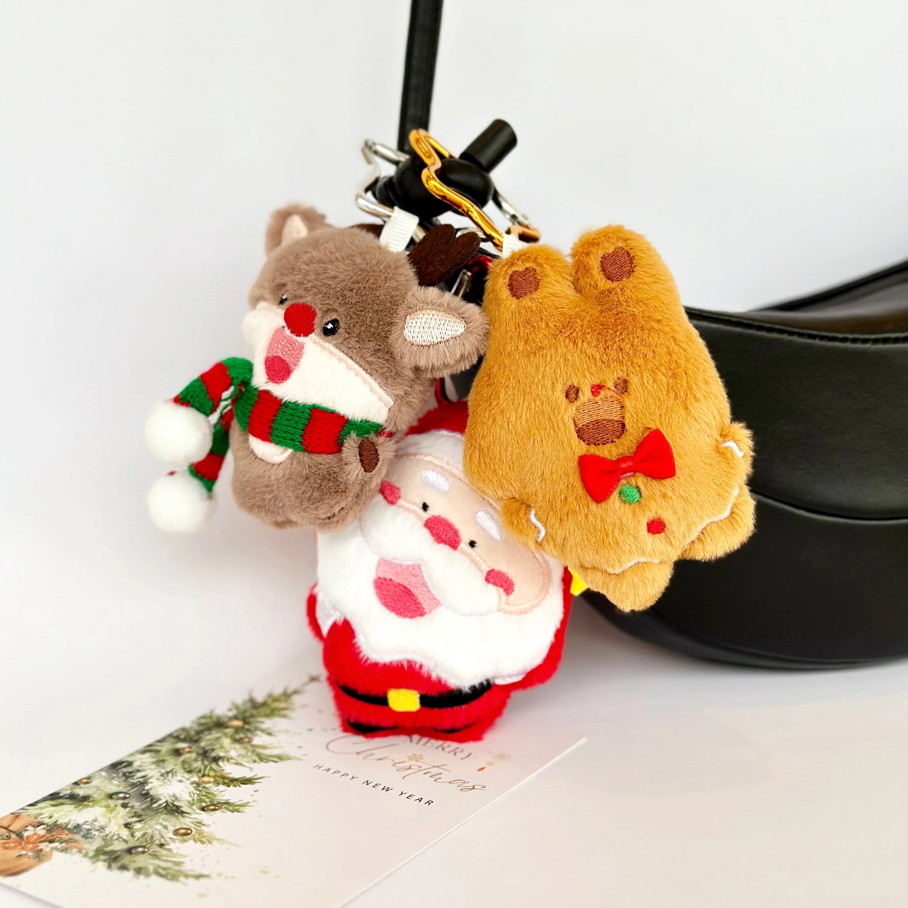 cat plush keychain