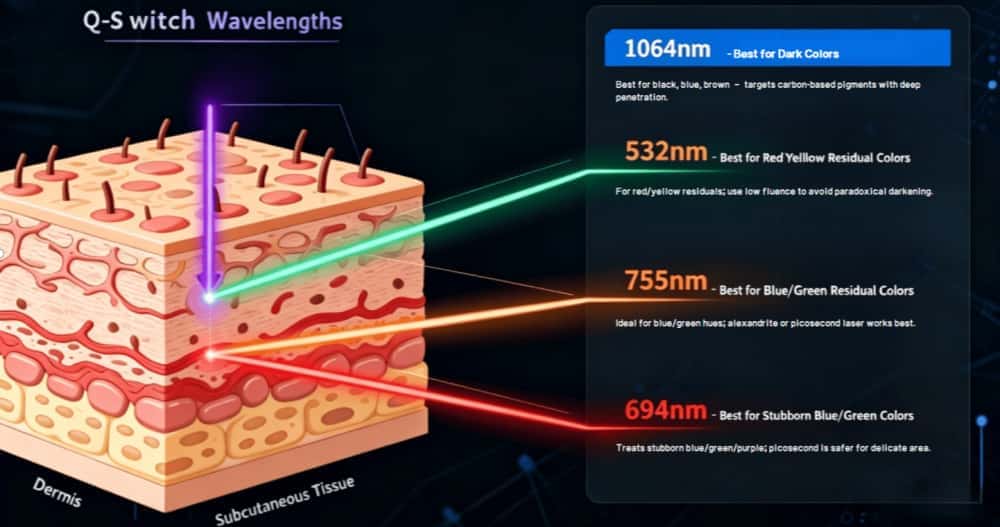 Matching Pigment Color with Laser Wavelength
