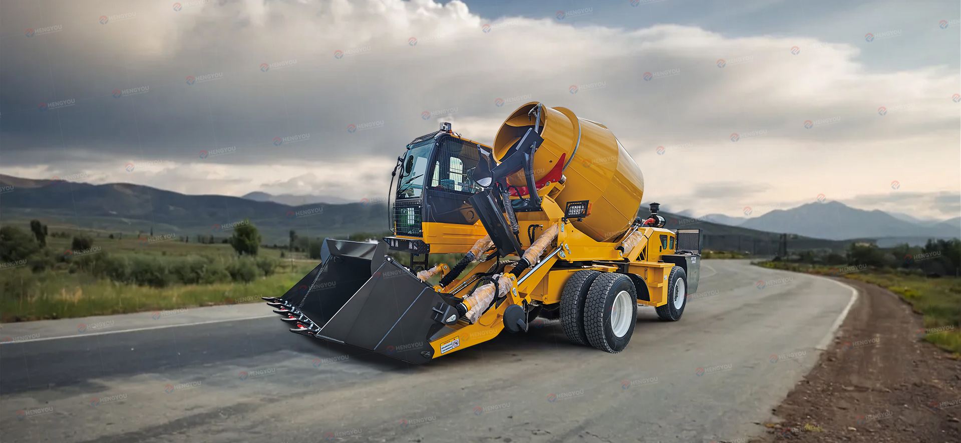 What is the Capacity of Self Loading Concrete Mixer?