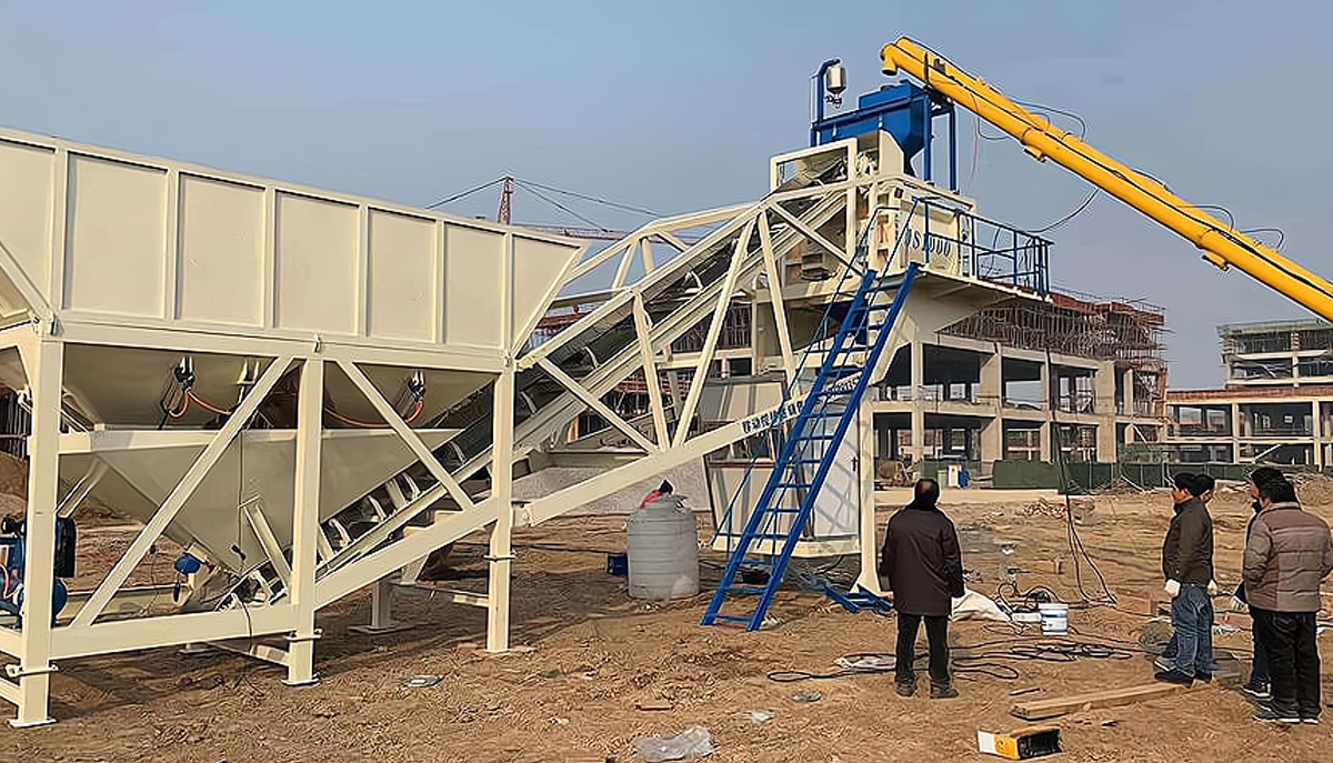 mobile concrete batching plant