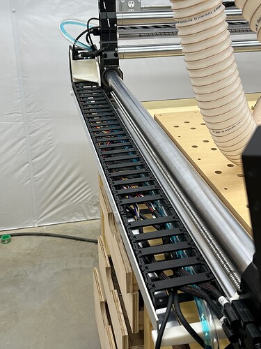 The Onefinity drag chain ensures reliable cable protection and organized motion for CNC machines.