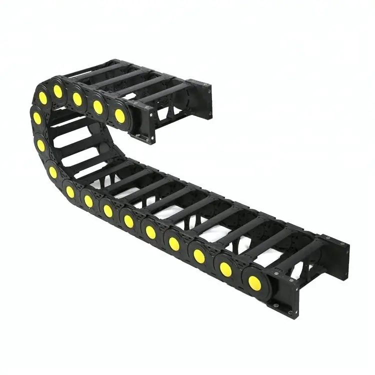 Ensure smooth cable motion with a durable linear drag chain.