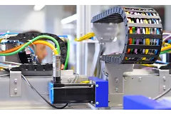 Durable cable track engineered to protect wiring in high-humidity and wet conditions.