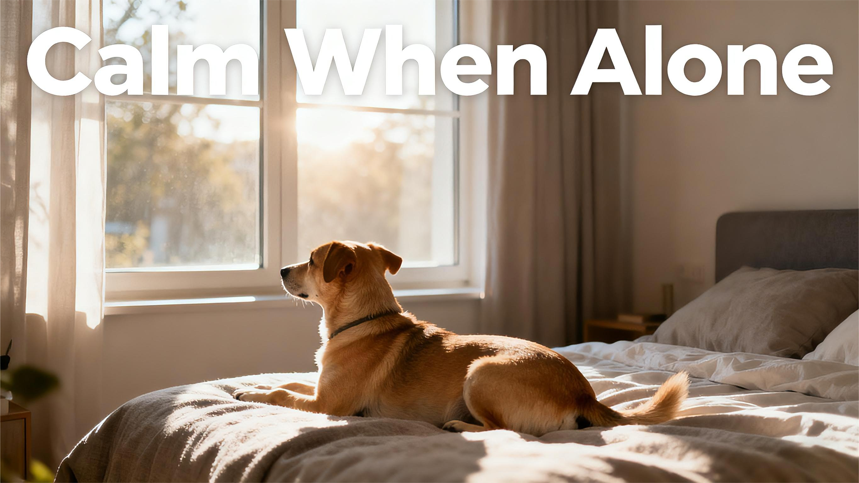 Dog separation anxiety,Alleviate separation anxiety,Dog anxiety relief