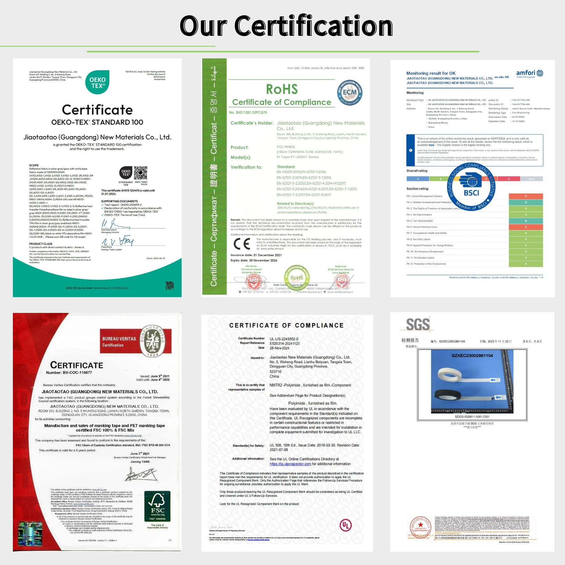 chemical resistant tape Certificate chemical resistant tape Certificate
