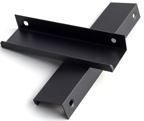 matt black aluminum alloy handle