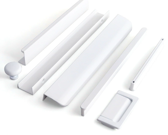 white handle
