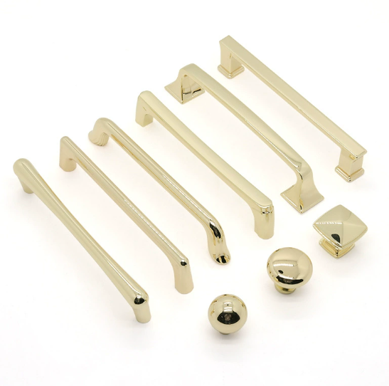 zinc alloy k-gold handle