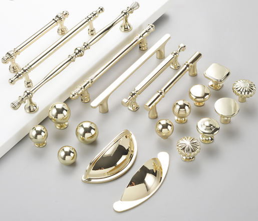 K-Gold Zinc Alloy Handle
