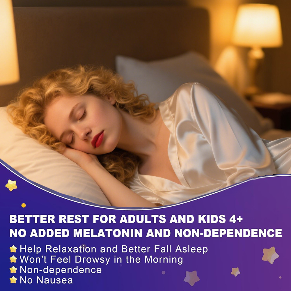 Melatonin Free Gummies, Sleep Gummies