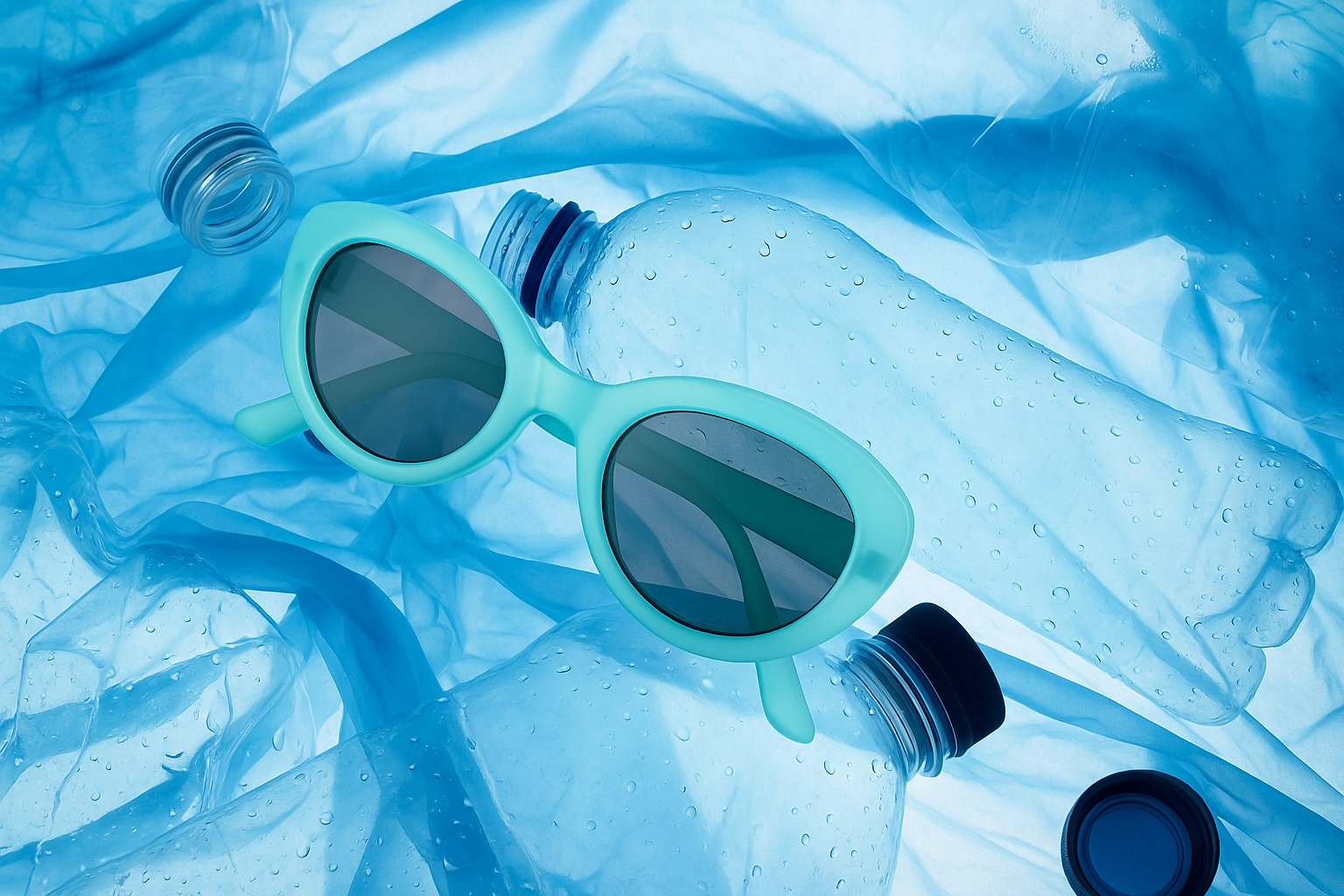 eco friendly eyeglass frames RPET recycled plastic bottle Eco-friendly eyewear
