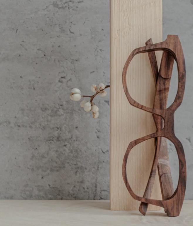 eco friendly eyeglass frames Handmade Natural Wooden Glasses Frame
