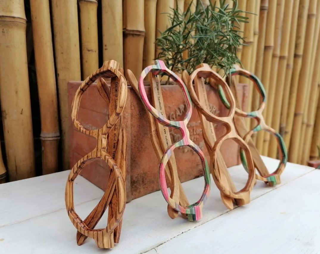 eco friendly eyeglass frames Natural Bamboo Eyeglasses Frame from YMO Eyewear