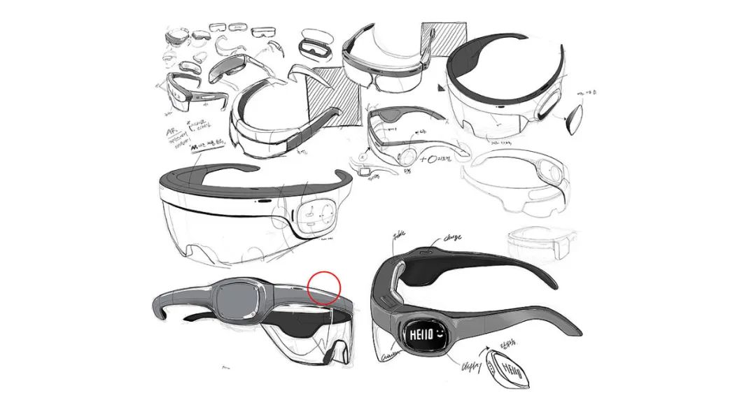 AR glasses design