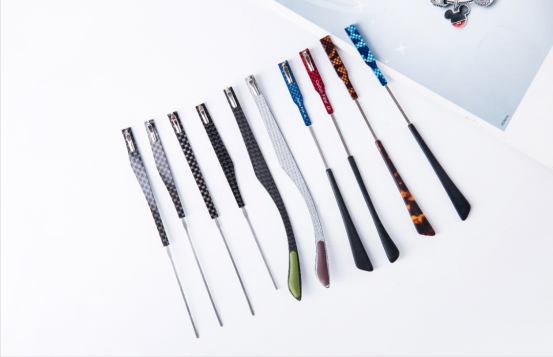 Carbon Fiber temples 1K Pure Carbon Fiber Plate