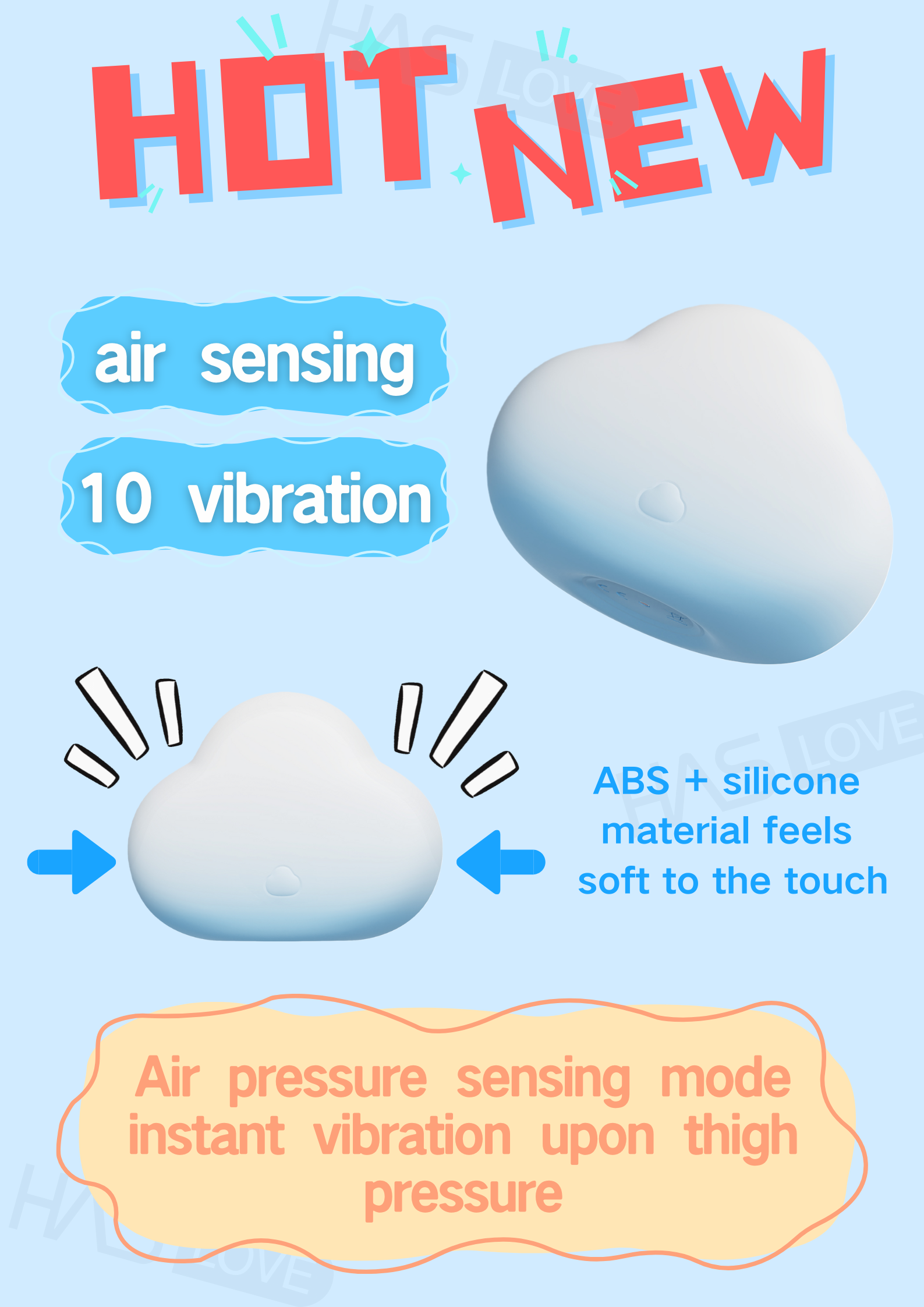 air sensing vibrator