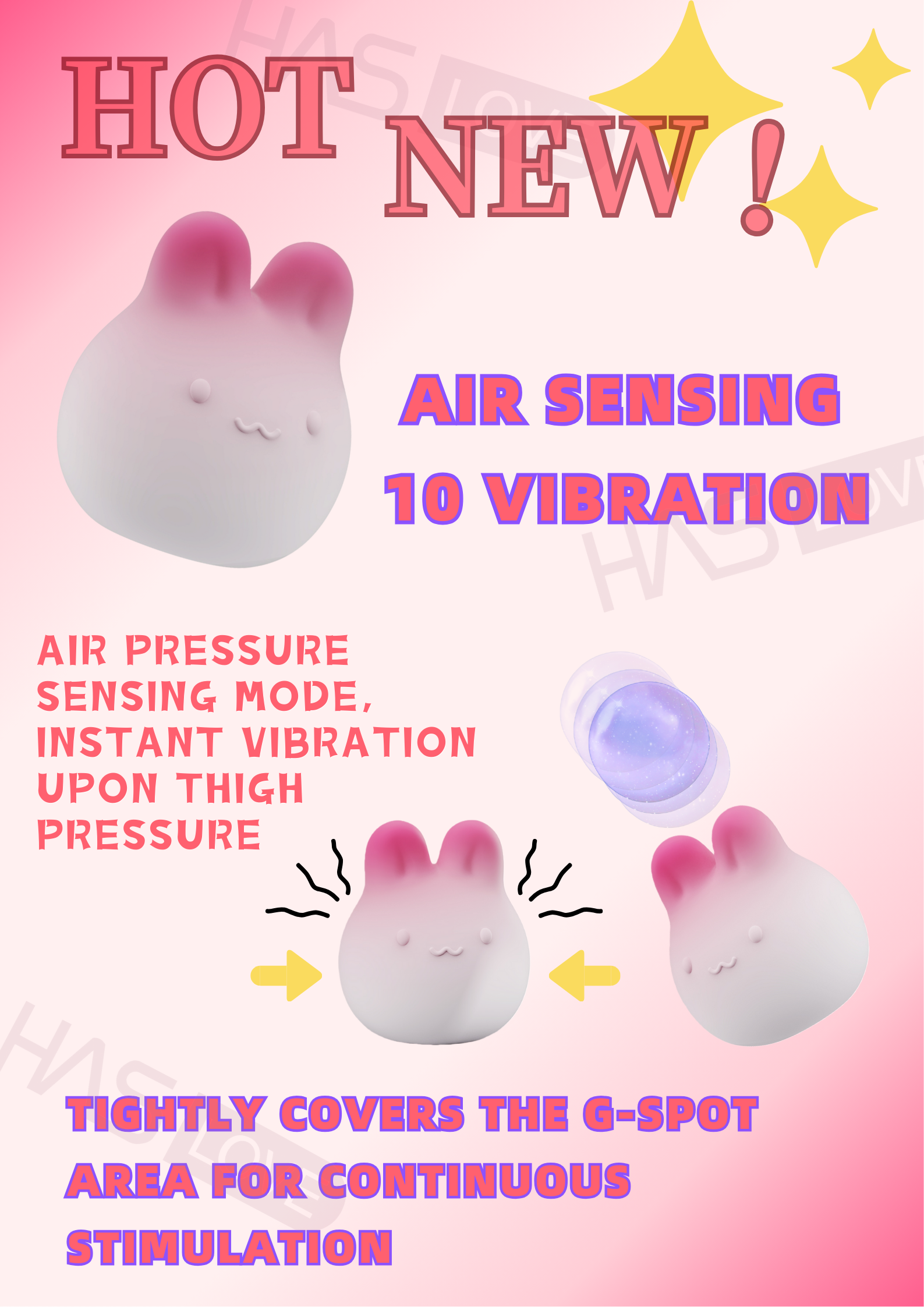 air sensing vibrator