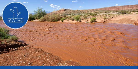 Water level detection system monitors rising water level