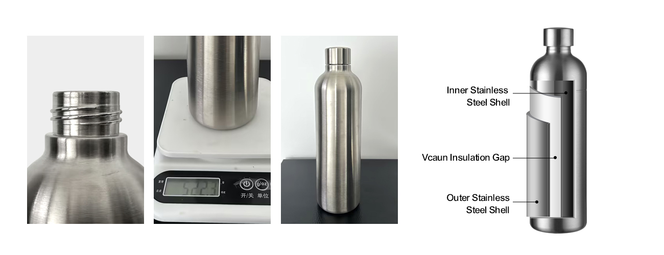 Double-Wall Sparkling Water Bottle