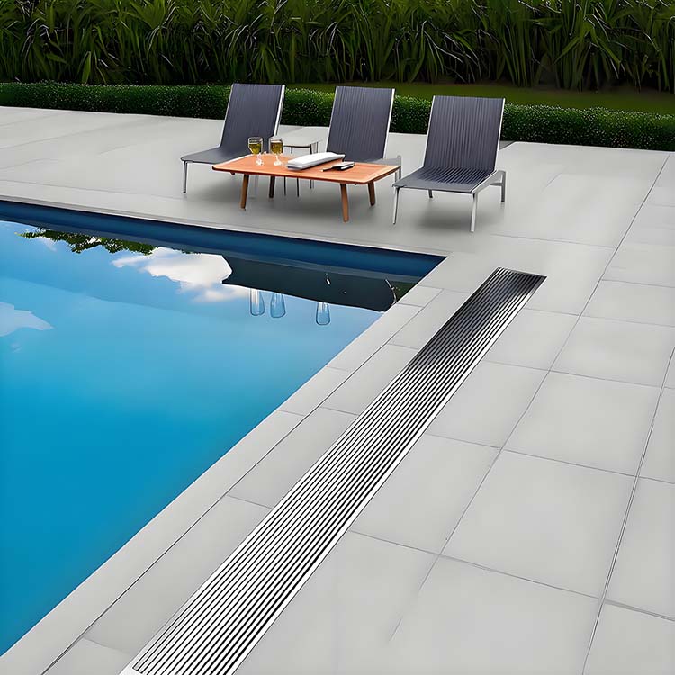 french drain for pool
