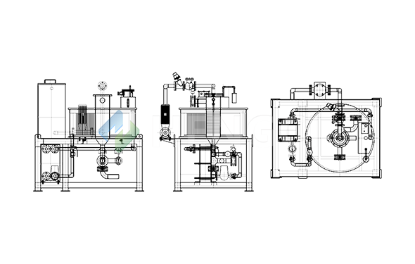 Fully automatic wet magnetic separator