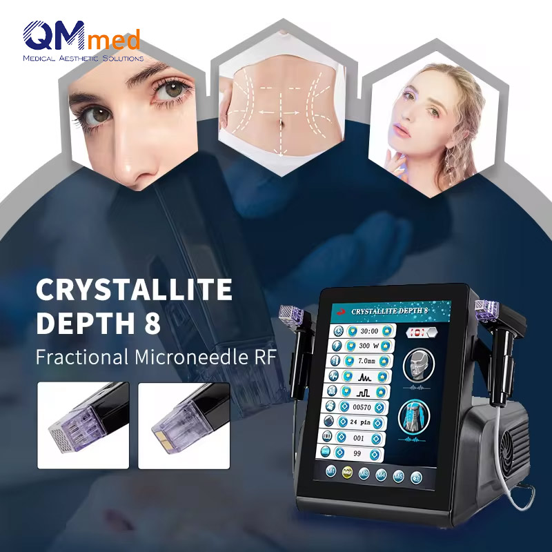 Fractional Microneedle RF machine and handle