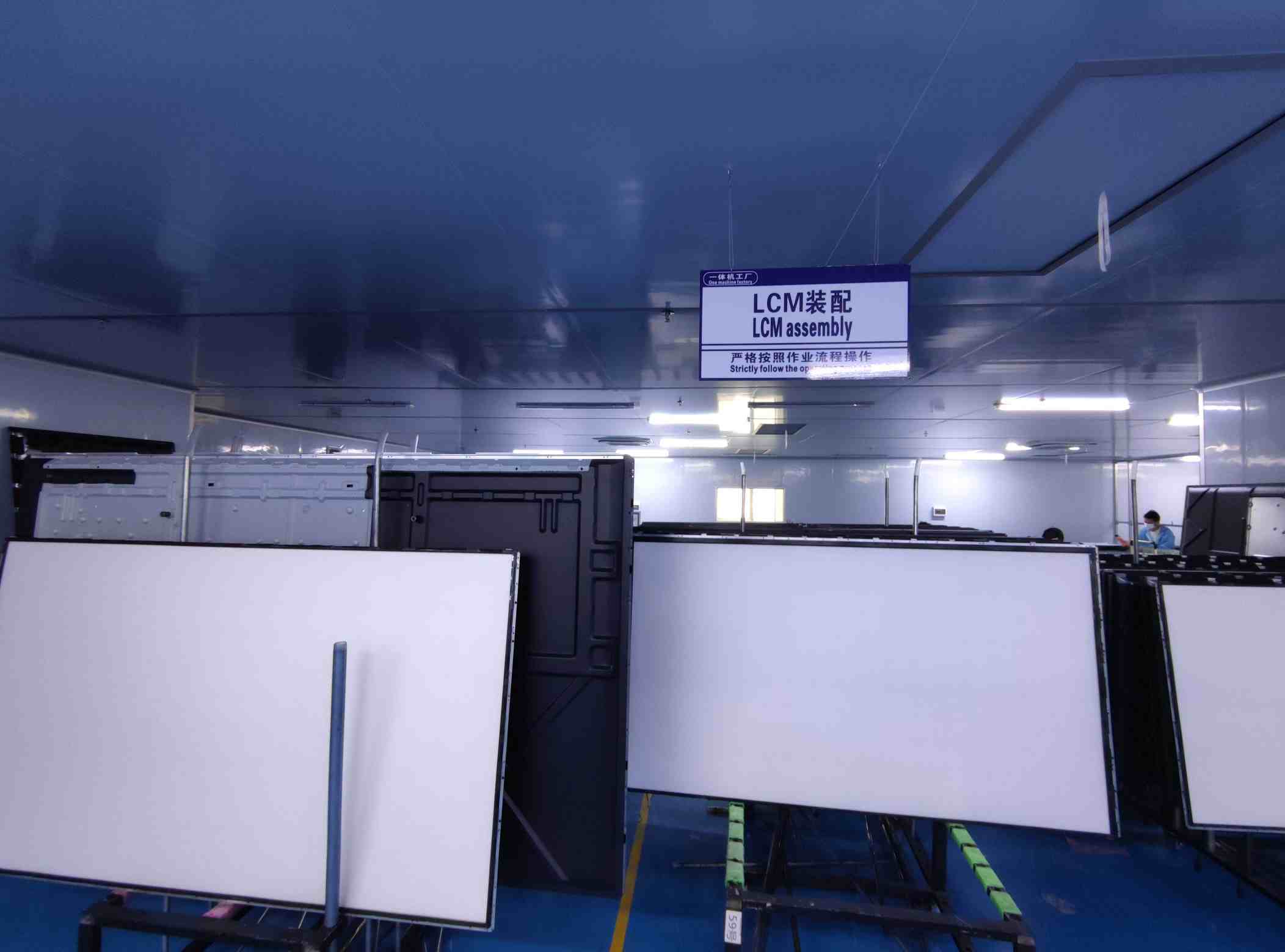 Business meeting using smart board for presentation