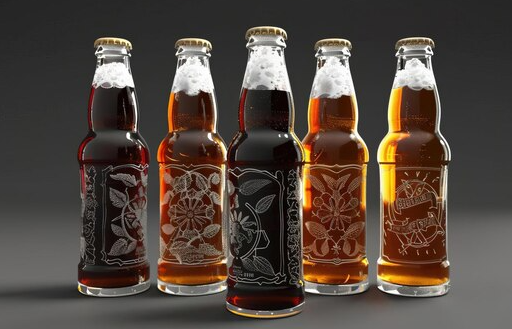 laser engrave glass bottle